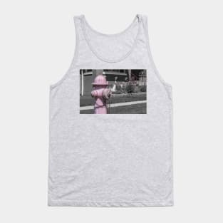 Flowers and Fire Hydrant Tank Top